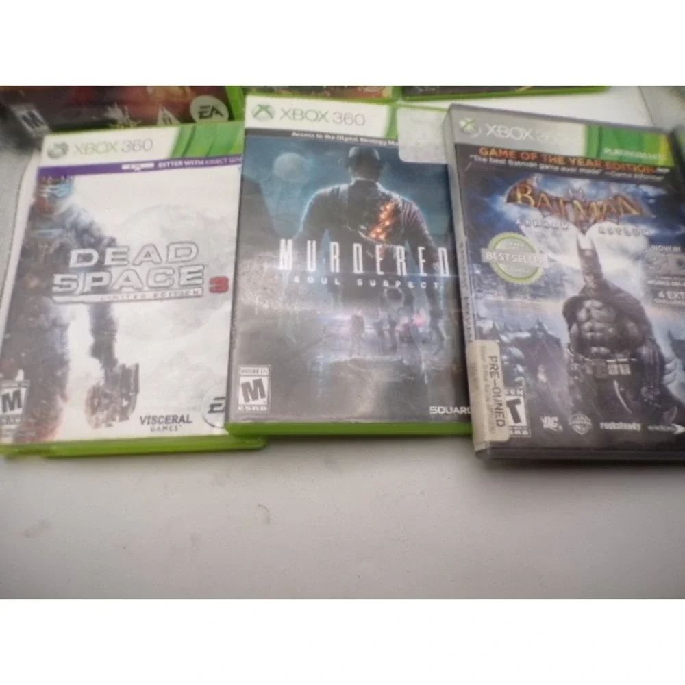Xbox 360 Game Lot 6 Games Batman Dead Space Star War Medal of Honor PvZ Murdered